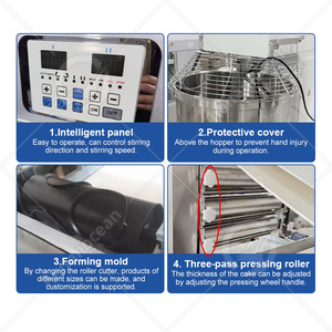 OCEAN Arabic Roti Make Machine Bakery Chapati Make Machine Línea de producción de pan de pita libanés en Canadá - Product Image 3