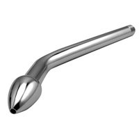 Tête de douche en aluminium en métal plug anal vestibulaire douche vaginale nettoyeur de lavement jouets sexuels pour adultes