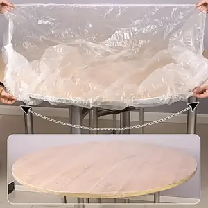 Disposable Heavy Duty Plastic Table Cover PE Plastic Dining Table Cloth