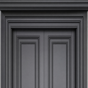 <span class=keywords><strong>Porta</strong></span> d'Ingresso <span class=keywords><strong>Doppia</strong></span> MAGE per Villa, Moderna <span class=keywords><strong>Porta</strong></span> Frontale Decorativa Nera, Ingresso Esterno Residenziale - Product Image 4