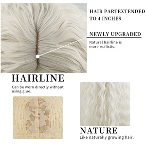 วิกผมยาวลอนฟูสีขาวสไตล์เ<span class=keywords><strong>จ</strong></span>้าหญิงฝรั่งเศสวิน<span class=keywords><strong>เท</strong></span><span class=keywords><strong>จ</strong></span>สุดหรูสำหรับ<span class=keywords><strong>ผู้หญิง</strong></span> ทำ<span class=keywords><strong>จ</strong></span>ากเส้นใยทนความร้อนสูง - Product Image 3