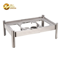 9L Vollformat-Induktions-Chafing Dish aus Edelstahl mit optionalem GN1/1 Speisenbehälter – Buffet-Set für Hotel- und Restaurant-Catering