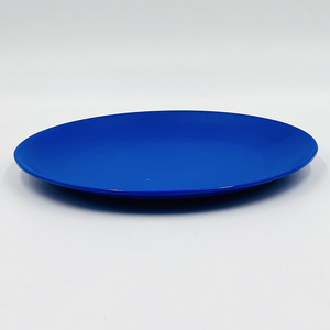 Assiettes et plats ronds en mélamine <span class=keywords><strong>bleu</strong></span> royal de 8 pouces, finition mate - Product Image 2