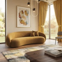 Canapés au design unique pour salon, canapé modulaire en tissu blanc, ensemble de meubles modernes avec chaise longue