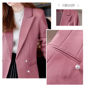 Costume Professionnel Femme S-4XL à Manches Longues, Veste de Travail Formelle - Product Image 4