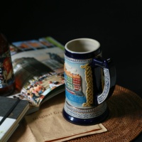 Chope à bière surdimensionné de 26oz pour le danemark Octoberfest Souvenir bière Stein