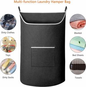 Prácticos Ganchos para Bolsas de Lavandería, Ecológicos, Plegables, Ahorran Espacio, Diseño Moderno, para Guardar Ropa Sucia - Product Image 2