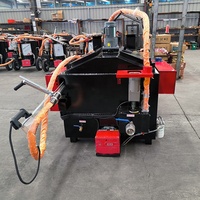 Équipement de scellement des fissures de chaussée à moteur diesel 350L, machine de réparation des fissures routières 350L, machine de scellement au bitume