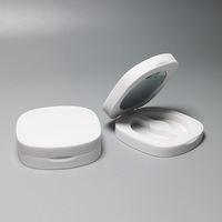 Emballage en plastique recyclable blanc mat pour faux cils Eyeliner Blush boîte liquide rouge à lèvres crème cosmétiques Mascara étui
