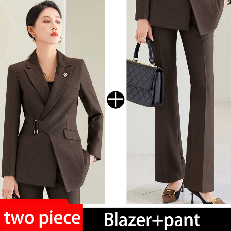 Brown coat +pants