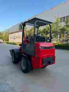 Nouveau design Mini chargeuse sur pneus électrique Capacité de 800kg Chargeur frontal avec roulement et moteur à piles - Product Image 6