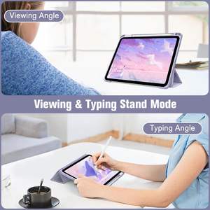 Étui à Trois Volets pour <span class=keywords><strong>iPad</strong></span> (A16) 11e Génération 11 Pouces (2025) & <span class=keywords><strong>iPad</strong></span> 10e 10,9 Pouces (2022) Housse de Protection pour <span class=keywords><strong>iPad</strong></span> en Acrylique <span class=keywords><strong>Marbre</strong></span> Lilas - Product Image 6