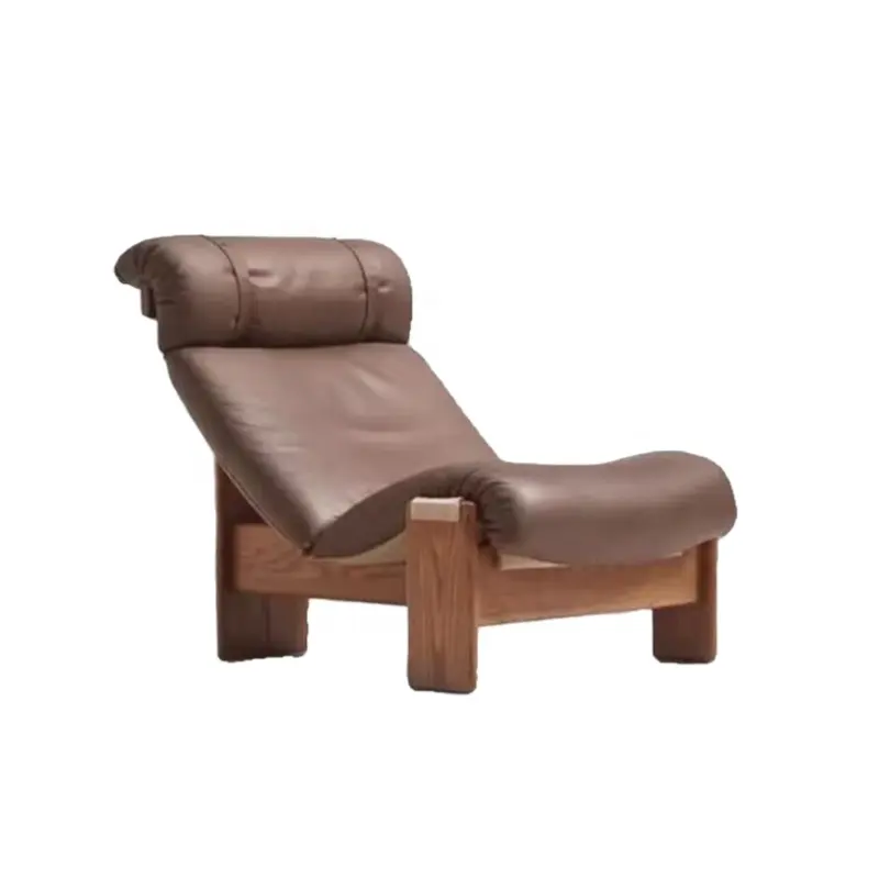 Retro tarzı sağlam ahşap kanepe tasarımcı sanatsal yaratıcı oturma odası antika sandalye B & B kulübü arkalığı dinlenme mobilyası