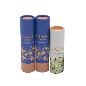 Eco Friendly Custom Logo Small Cylinder Packaging Paper Round Tube Box For Candel/Cosmetic/Flower Packaging,