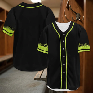 2025 Unisex Baseball Jerseys Custom Breathable Short Embroidered Summer V-neck Relaxed Fit Adult Uniforms Sports - Product Image 2