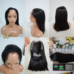 โปรโมชั่น Letsfly ขายส่งวิกผม M Lagos HD Lace Front วิกผมแท้ 100% แบบสั้น 12 นิ้ว 13x4 สำหรับวิกผมแบบ Lace Frontal - Product Image 4