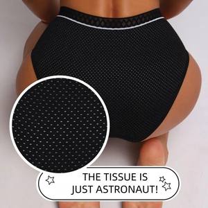 Suministro Especial para Comercio Exterior Transfronterizo: Bikini de Algodón Puro Sin Costuras, Sólido, con Encaje, Sexy, Levanta Glúteos, Transpirable y Cómodo para Mujer - Product Image 3