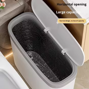 Bán Buôn Chất Lượng Cao Siêu Mỏng Thùng Rác Lon Cho Các Hộ Gia Đình Trong 2025 Hẹp Thùng Rác Có Nắp Đậy Cho Nhà Bếp Phòng Tắm - Product Image 4