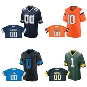 Magliette Personalizzate per Allenamento Squadra di Football Americano Unisex Top Corto Sublimato Maglia a Rete Nazionale <span class=keywords><strong>T</strong></span>-<span class=keywords><strong>Shirt</strong></span> Oversize - Product Image 3