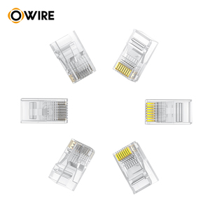 Prix usine Cat6 RJ45 Connecteur 8P8C UTP Prise modulaire Plaqué or pour câble réseau Câbles de communication de haute qualité - Product Image 2