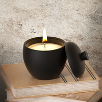 Moule en silicone pour pot de bougie en forme de poire, boîte de rangement, moule pour conteneur de bougie en ciment, moule pour pot de fleurs en béton pour l'art en résine époxy