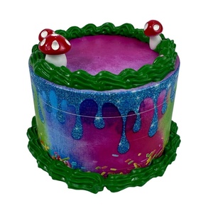 FakeCake Grinder Cupcake Herb Grinder White Strawberry Cake Cute Girl Princess Grinder - Product Image 6