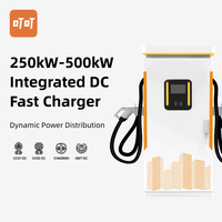 Nouvelle borne de recharge rapide pour véhicules électriques 240 kW DC, CCS2, station de recharge commerciale, OCPP1.6J, IP55, écran tactile, CE, 380 V, modèle 120-400KW-DC-V10, 400 A/200 A