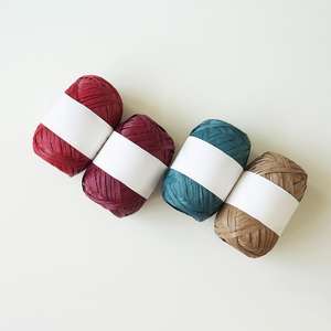 Bon marché 100% viscose rayonne raphia gros fil à tricoter à la main pour crochet - Product Image 4