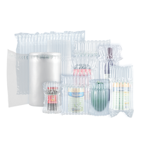 Vente directe d'usine Tengen protecteur de bouteille de vin transparent emballage d'airbag en plastique gonflable pour une bouteille