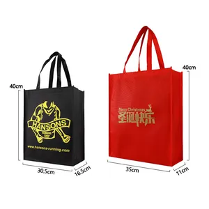 Tote Bag Rpet Wholesale Eco-Friendly Shopping Tote From China Manufacturer Custom Logo Design Biodegradable RPET Non-Woven Bag Reusable