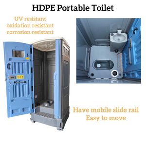 Toilettes portables en plastique durables, écologiques, pour usage extérieur, parc, design moderne, location de chantier, <span class=keywords><strong>prix</strong></span> économique - Product Image 4