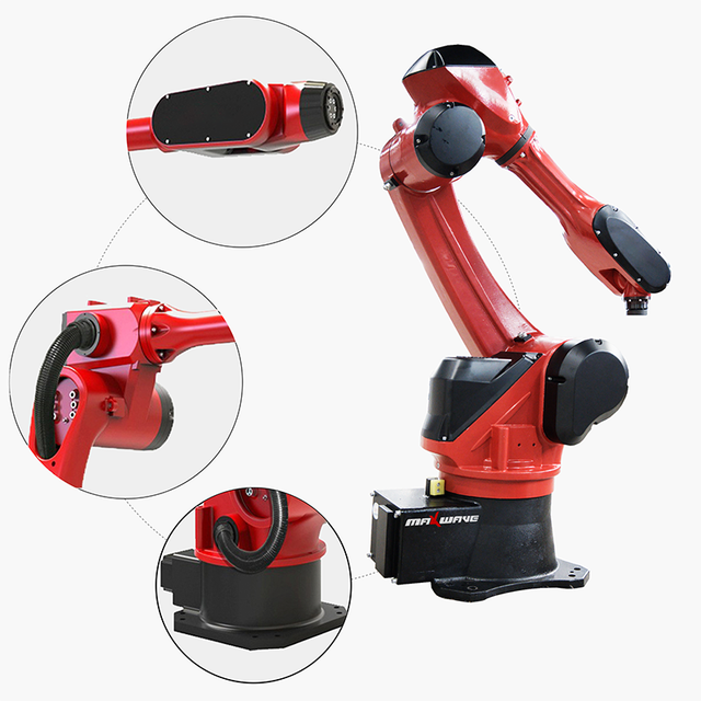 Cnc Welding Robot Arm 6 Axis Aluminum Diy Industrial Mini Robot Arm 10kg Educational Robotic Arm Picking up Welding