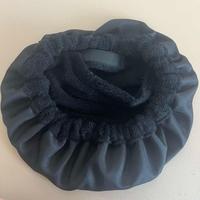 Bonnet chauffant en graines de lin amovible et lavable, sûr et compatible micro-ondes, pour la thérapie thermique par vapeur, soin et protection des cheveux