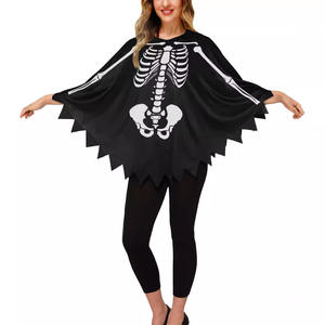 Horror Halloween calabaza Castillo diseño Casual capas disfraces fiesta Cosplay Tops sublimación logotipo personalizado elegante camiseta <span class=keywords><strong>ropa</strong></span> - Product Image 3