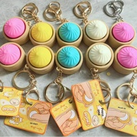 2026 Cheap Dumpling Keychain Press Fidget Click Keycap Keychain with Switch Sound Relieve StressToy for Party Favor