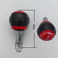 Accessoire d'équipement de fitness robuste et portable : Bouton à ressort de réinitialisation, broche de réglage pour vélo d'exercice, broche de poignée en étoile pour salle de sport à domicile