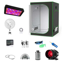 Kit de culture hydroponique personnalisé 80x80x160cm, kit complet pour la culture de champignons, tente de culture intérieure complète, ensemble complet pour la croissance des plantes