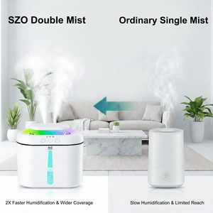 Baby Safe >5.0L Cool Mist Humidifier Aromatherapy LED <b>Light</b> Auto Shut Top Fill Design USB Powered Portable <b>Nursery</b> Bedroom Car - Product Image 4