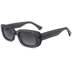 Custom Logo Luxury Vendors Men Women Square Mazzucchelli Handmade Acetate Frames Shades Polarized Sunglasses