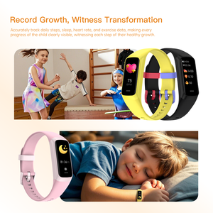 นาฬิกาอัจฉริยะสำหรับเด็ก Wish3นาฬิกาอัจริยะพร้อมอัตราการเต้นของหัวใจนาฬิกา IP67สายรัดข้อมือนาฬิกาปลุกกันน้ำ - Product Image 4