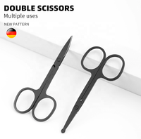 Ensemble de coupe-ongles 12 pièces pour la maison, kit de manucure avec étui en cuir