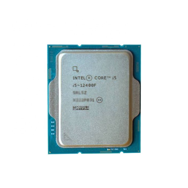 Wholesale New CPU I5-12400F 12400 Tray 6-core 12 Threads 18MB L3 Cache 65W up to 128GB 4.4GHz DDR5 Desktop