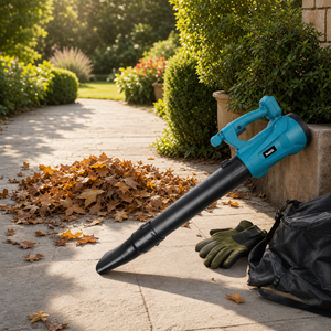<span class=keywords><strong>Souffleur</strong></span> de feuilles sans fil 18V compatible <span class=keywords><strong>Makita</strong></span>, <span class=keywords><strong>souffleur</strong></span> d'air <span class=keywords><strong>électrique</strong></span> portable pour le nettoyage des feuilles et de la poussière de jardin, outil nu uniquement - Product Image 3