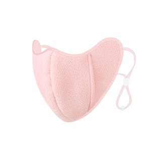 Qianqianwo Warm Face Mask Fleece Windproof Breathable Thickened 3D Eye-Protecting Adjustable Women Winter Cycling Mask - Product Image 5