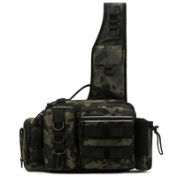 Petit sac de pêche tactique camouflage imperméable, nouvelle arrivée, sac à dos de pêche personnalisé OEM pour les sports de plein air