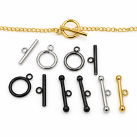 Fermoir de collier en acier inoxydable, fermoir OT en acier titane, composants de bijoux, placage PVD, fabrication OEM, traitement personnalisé, logo sur mesure