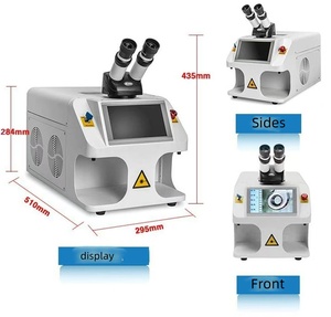 เครื่องเชื่อมแบบสปอตเลเซอร์ตั้งโต๊ะขนาดเล็กสำหรับเครื่องประดับเงินทองแพลตตินัมสภาพใหม่ - Product Image 3