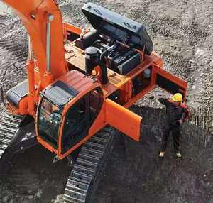 Excavadora sobre orugas DOOSAN DX420 original con componentes hidráulicos Motor Bomba Caja de cambios 1 año de garantía - Product Image 6