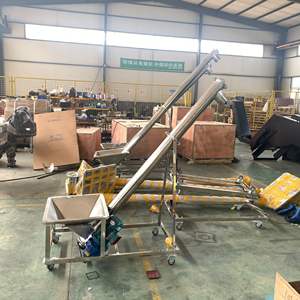 खिला मशीन लिफ्ट स्टेनलेस स्टील सर्पिल चिप कन्वेयर स्टेनलेस स्टील कन्वेयर. - Product Image 5