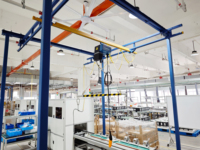 KINMOTOR D2 Servo Palan à chaîne 1000kg de levage pour treillis ou grue en porte-à-faux, adapté aux usines